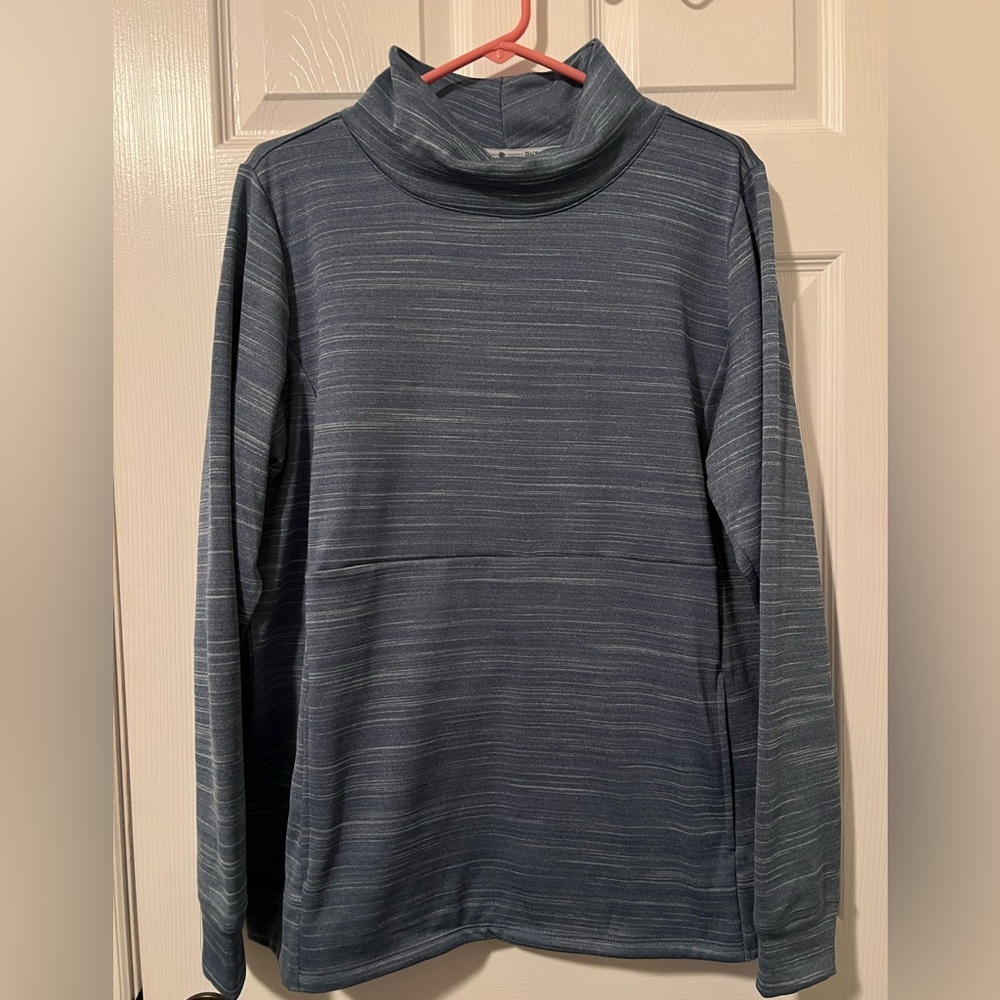 High collar hoodie